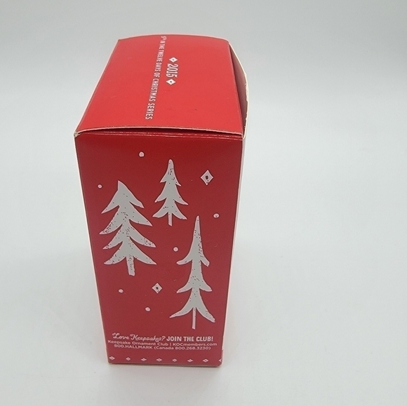 𝅺HALLMARK 12 Days of Christmas Five Golden Rings Pheasant Ornament - Picture 6 of 9